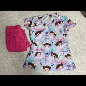 Star Wars scrub top
